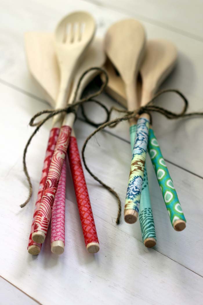 DIY Wooden Spoons #Christmas #diy #stocking #stuffer #decorhomeideas