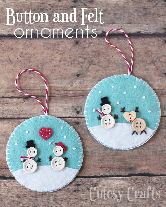 Felt Diy Christmas Ornaments