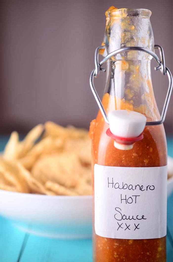 Habanero Hot Sauce #Christmas #diy #stocking #stuffer #decorhomeideas