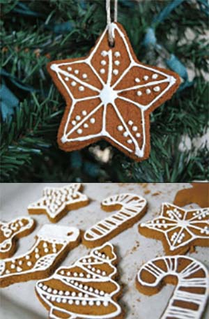 Heavenly Scented Iced Cinnamon Ornaments