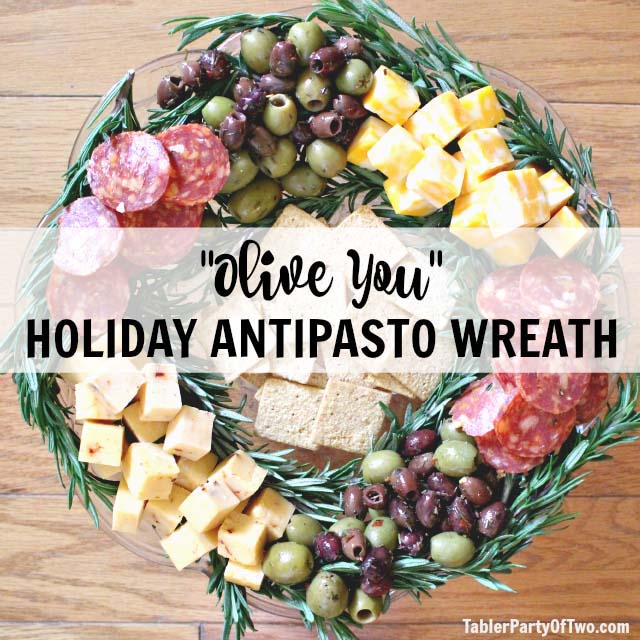 Holiday Antipasto Wreath