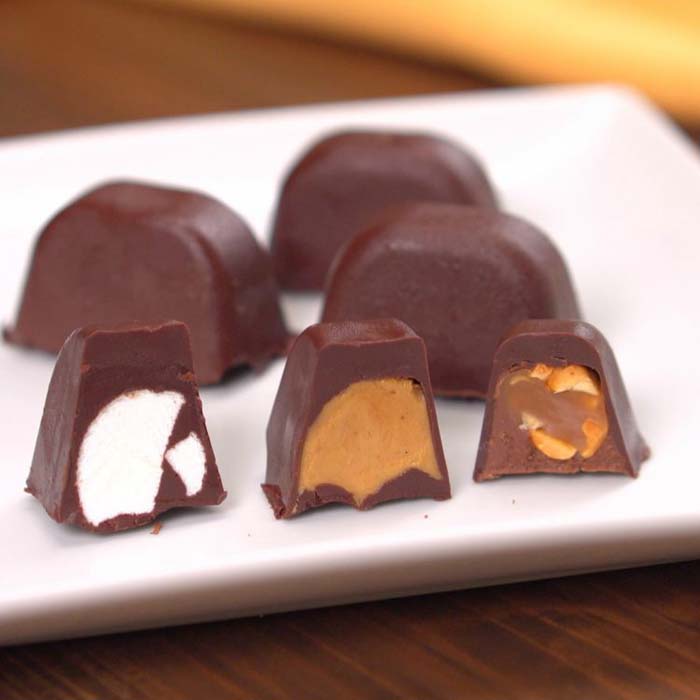 Ice Cube Tray Chocolates #Christmas #diy #stocking #stuffer #decorhomeideas