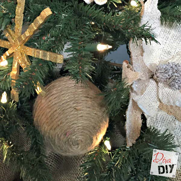 Jute Ball Ornaments Feature