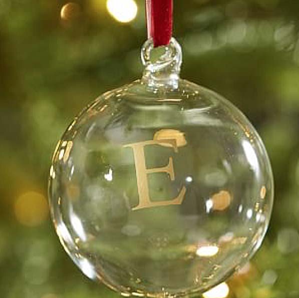 Monogrammed Ornament