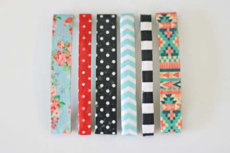 Patterned Hair Clips #Christmas #diy #stocking #stuffer #decorhomeideas