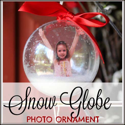 Snow Globe Kids Ornament