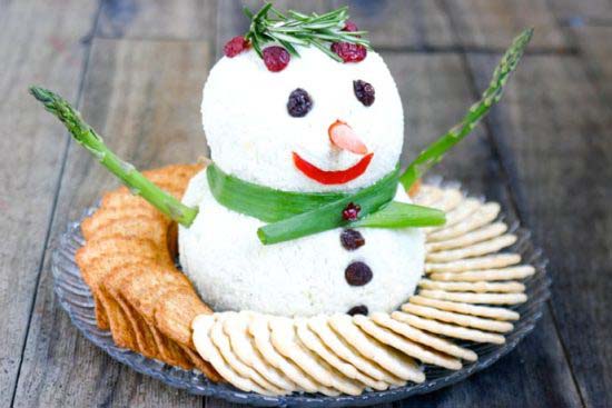 Snowman Cheeseball