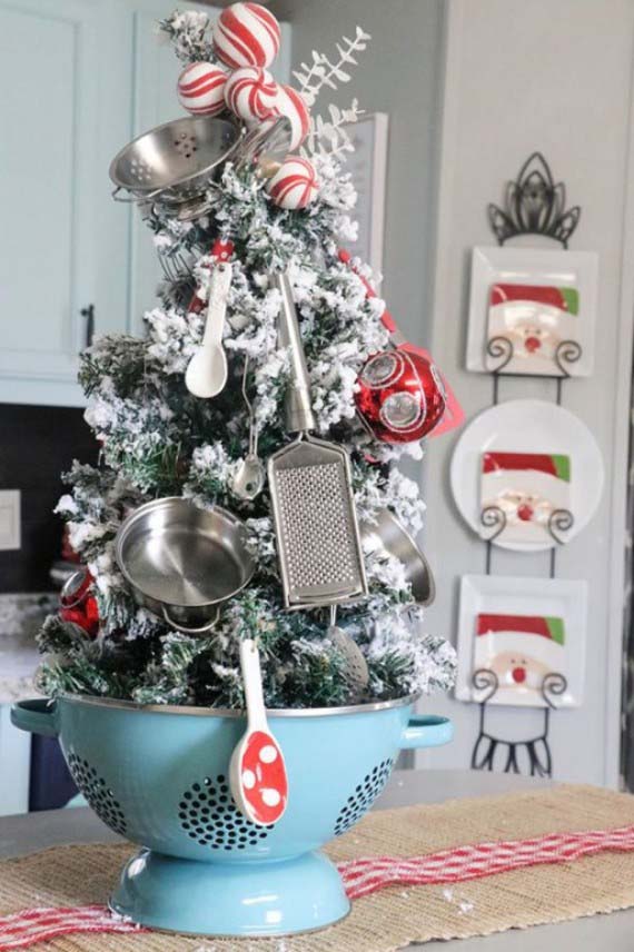 Christmas Colande #Christmas #kitchen #decoration #decorhomeideas