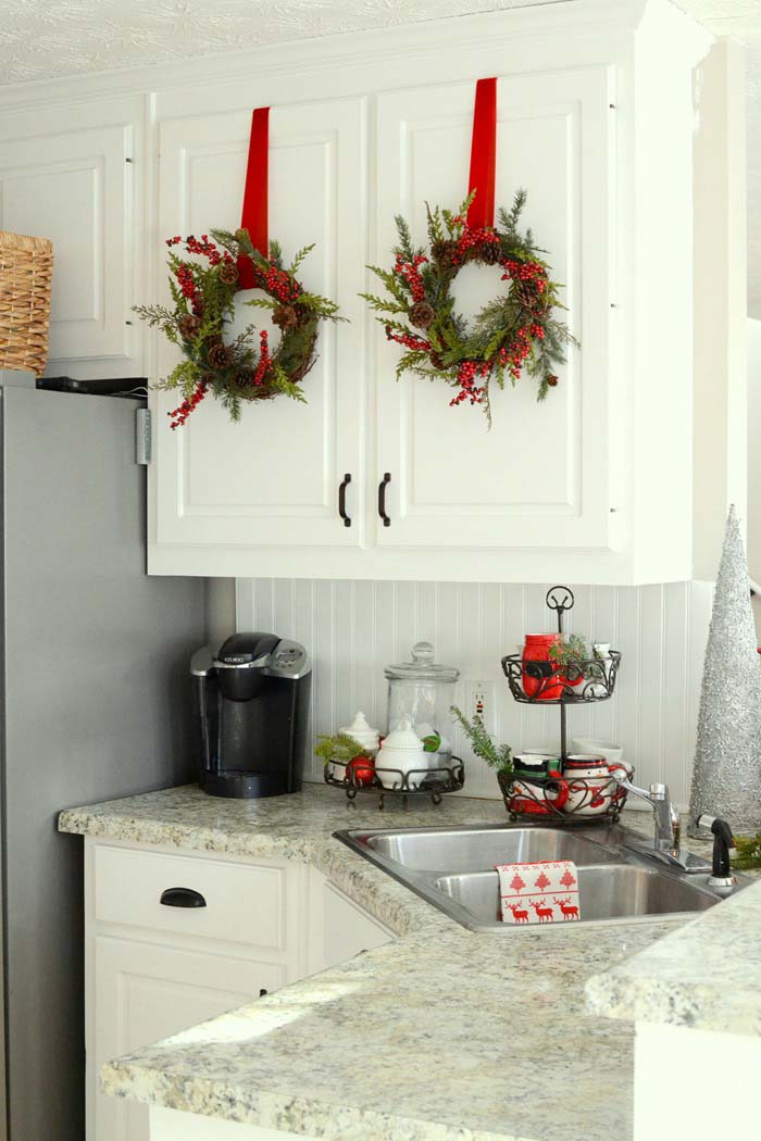 Christmas in the Kitchen #Christmas #kitchen #decoration #decorhomeideas
