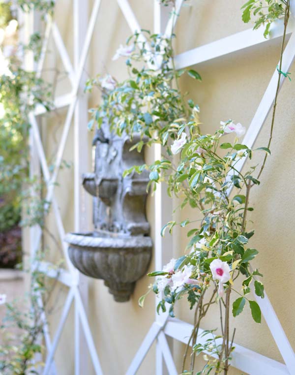 Criss Cross Trellis #garden #diy #trellis #decorhomeideas