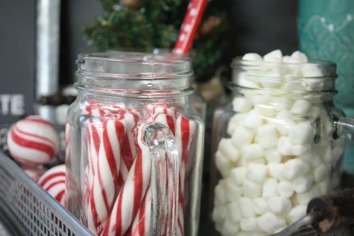 Dollar Tree Hot Cocoa Bar #Christmas #kitchen #decoration #decorhomeideas