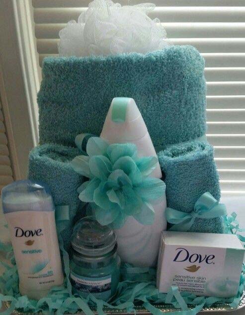 Dove Gift Basket for Her #Christmas #diy #basket #gift #decorhomeideas