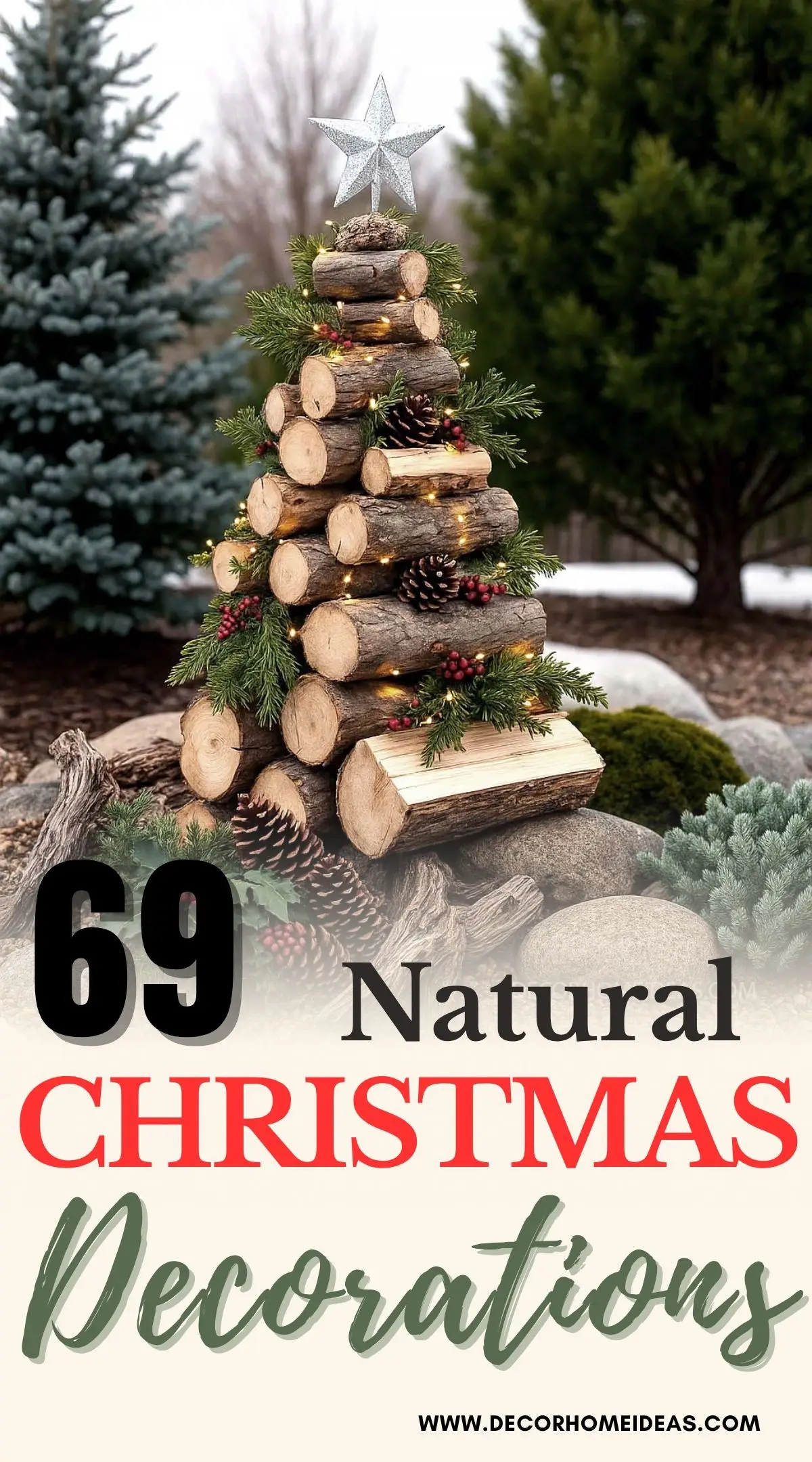 easy natural christmas decor ideas 3