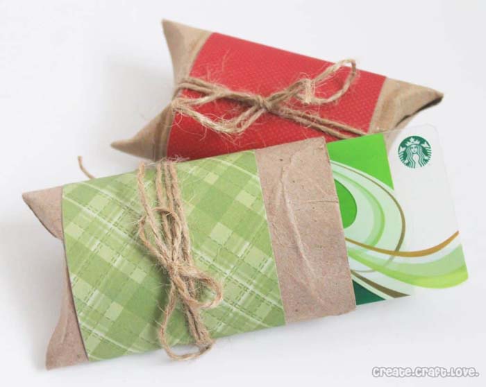 Gift Card Holders Toilet Paper Rolls #Christmas #decor #hacks #diy #decorhomeideas