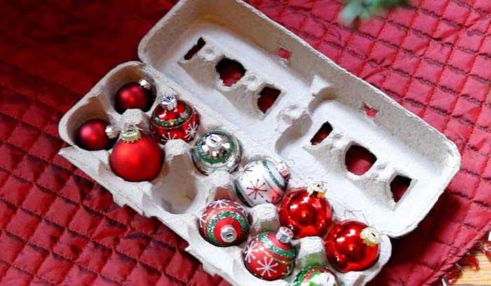 Ornaments Storage #Christmas #decor #hacks #diy #decorhomeideas