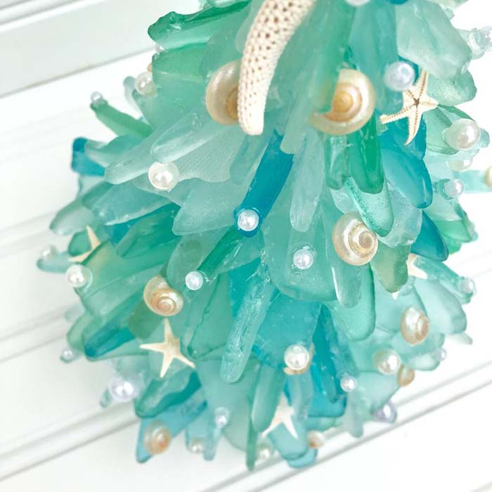 Sea Glass Christmas Tree 1