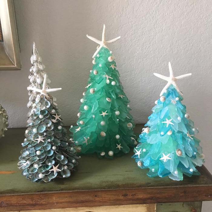 Sea Glass Christmas Tree 2