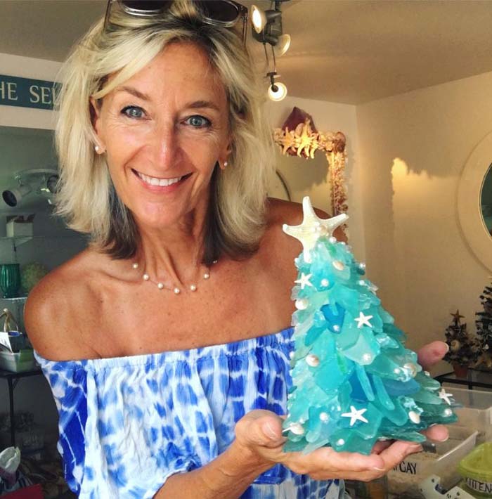 Sea Glass Christmas Tree 4