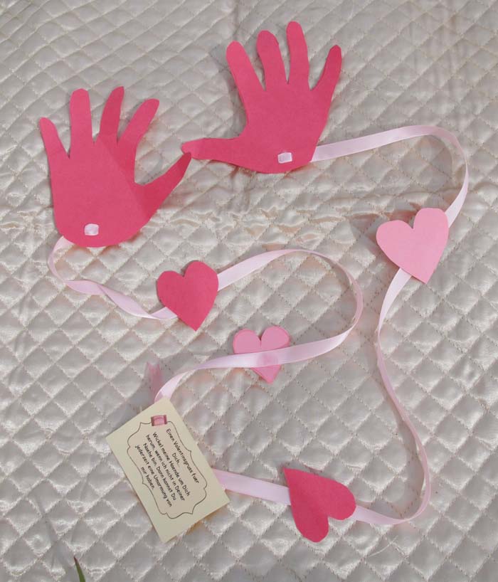 A Long Distance Hug #valentine #crafts #kids #decorhomeideas