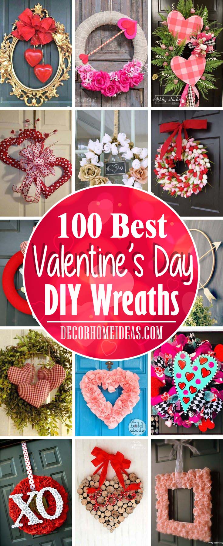 100 Best Diy Valentine S Day Wreaths