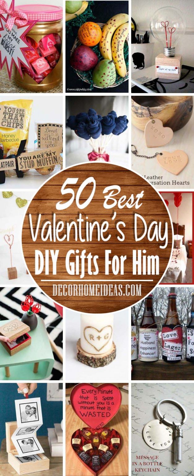 50 Best DIY Valentine's Day Gifts For Him