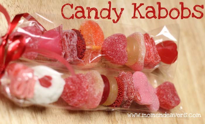 Cnady Kabobs #valentine #crafts #kids #decorhomeideas