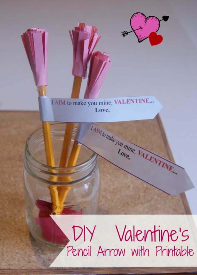 Cupid Arrow Valentines #valentine #crafts #kids #decorhomeideas