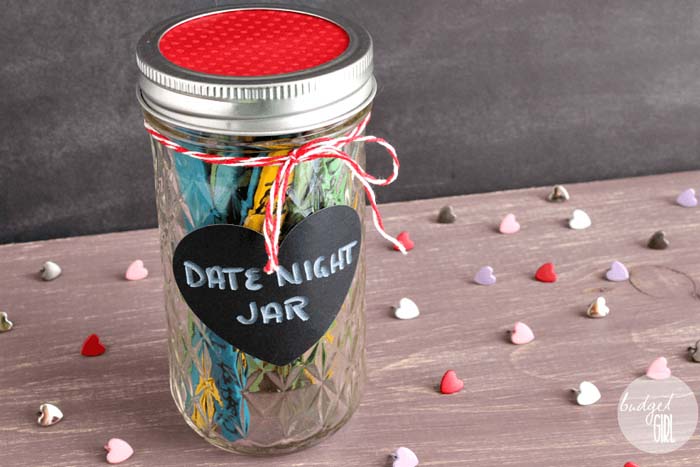 Date Night Jar Idea #valentinesday #gifts #diy #decorhomeideas