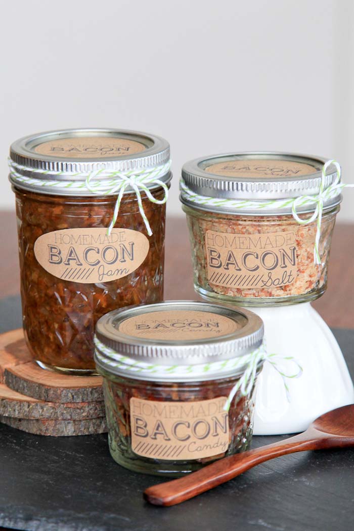 DIY Bacon Gifts #valentinesday #crafts #jars #gifts #decorhomeideas