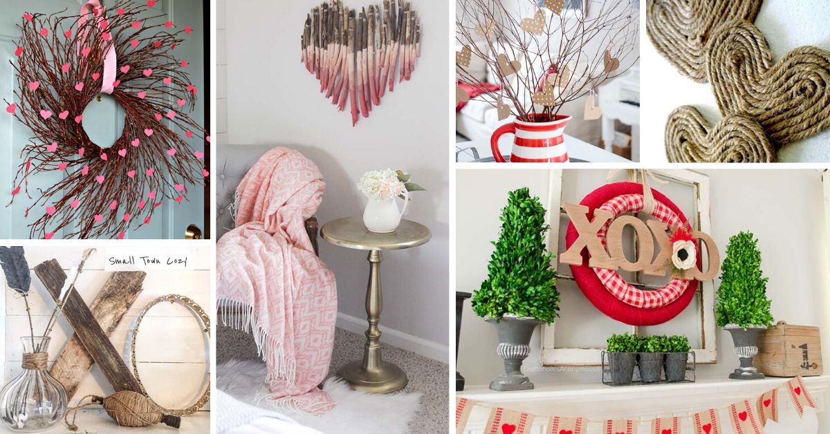 DIY Rustic Valentines Day Decor Ideas