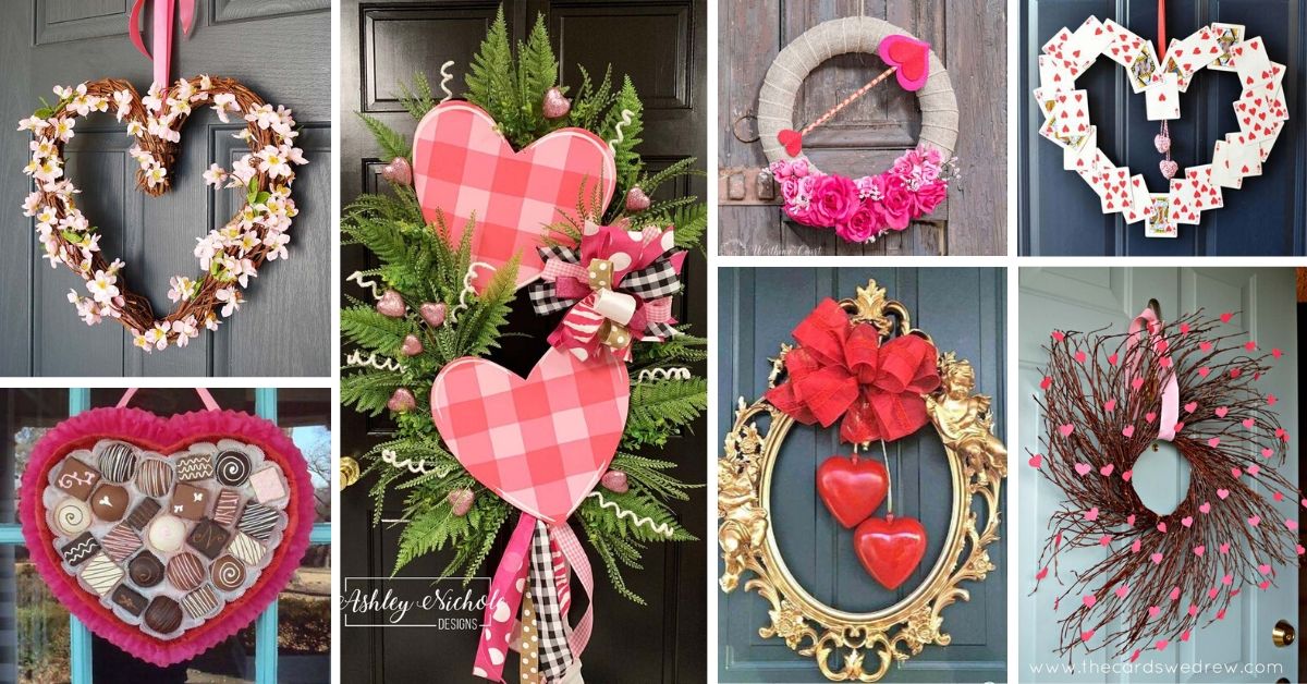DIY Valentine's Day Wreaths