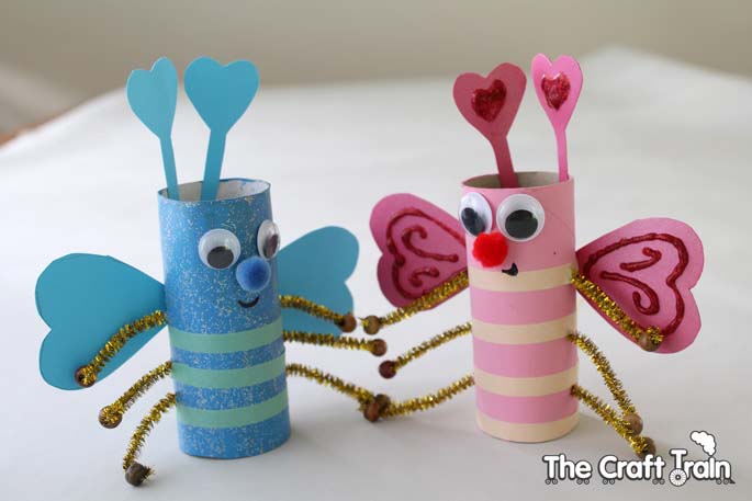 Love Bug Crafts #valentine #crafts #kids #decorhomeideas