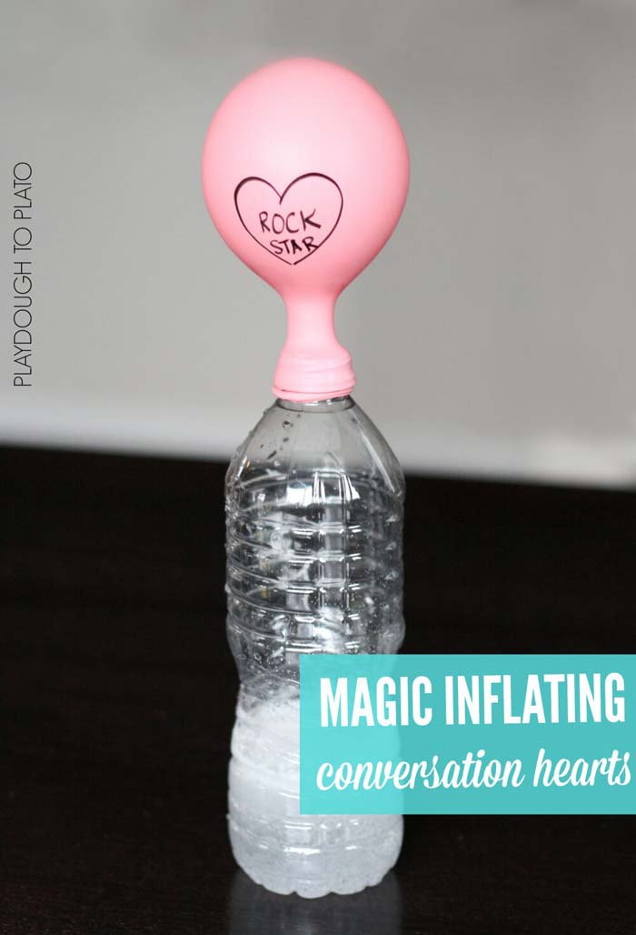 Magic Inflating Hearts #valentine #crafts #kids #decorhomeideas