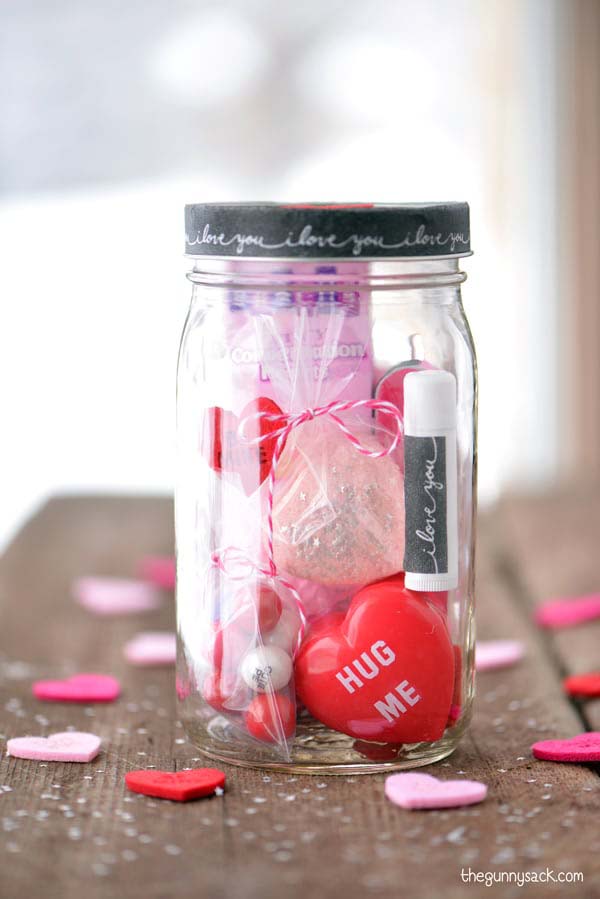 100 Diy Valentine S Day Gifts In A Jar