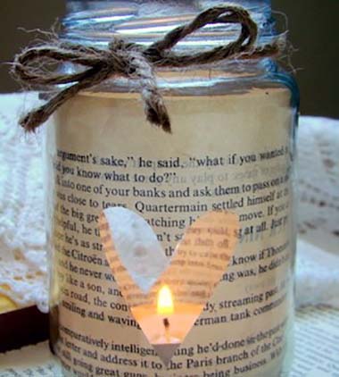 Rustic Valentine’s Day Candle #valentine #dollarstore #diy #decor #decorhomeideas