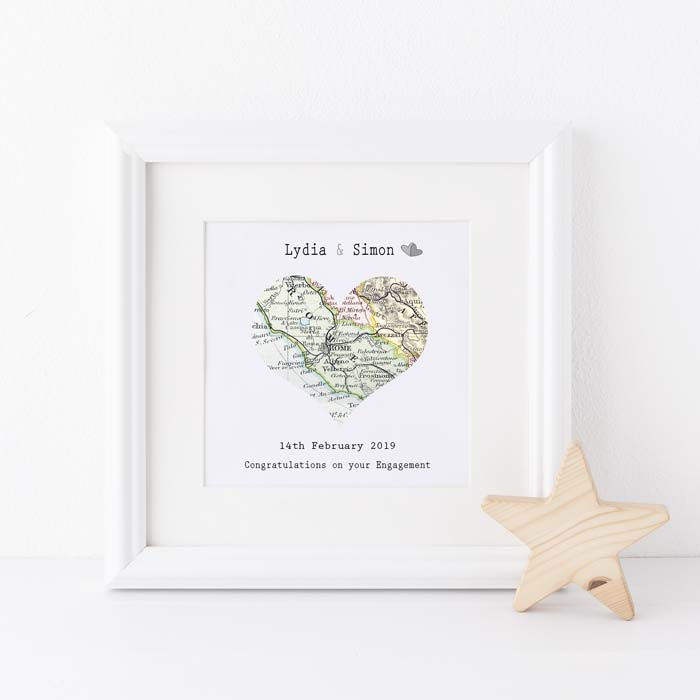 Special Location Framed Map #valentine #gifts #girl #woman #decorhomeideas