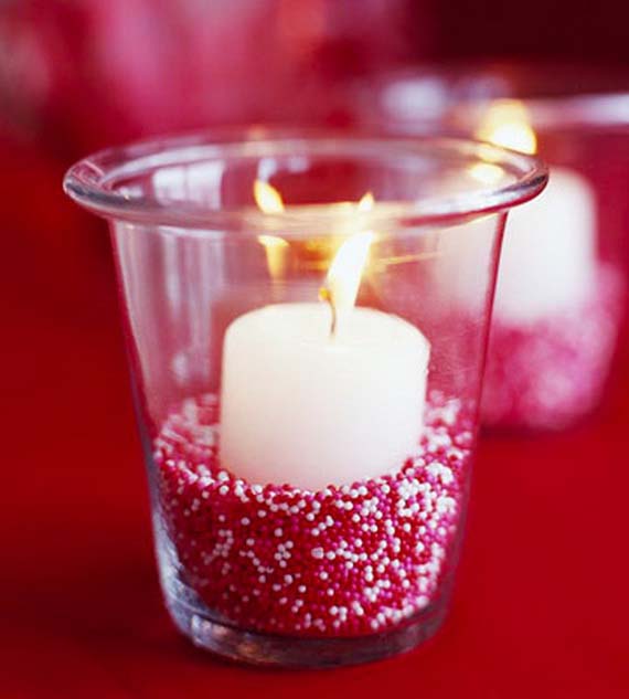 Valentine’s Day Sprinkles Candle #valentine #dollarstore #diy #decor #decorhomeideas