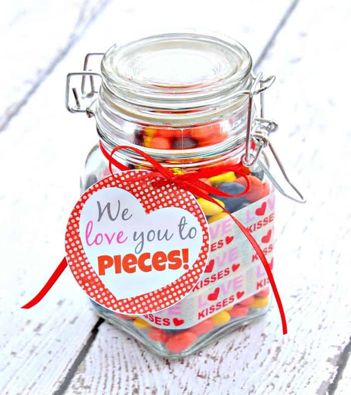 We Love You to Pieces #valentinesday #gifts #diy #decorhomeideas