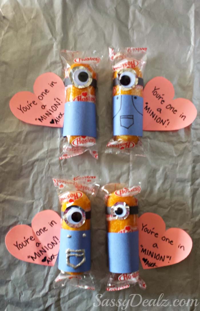 Your One in a Minion #valentine #crafts #kids #decorhomeideas