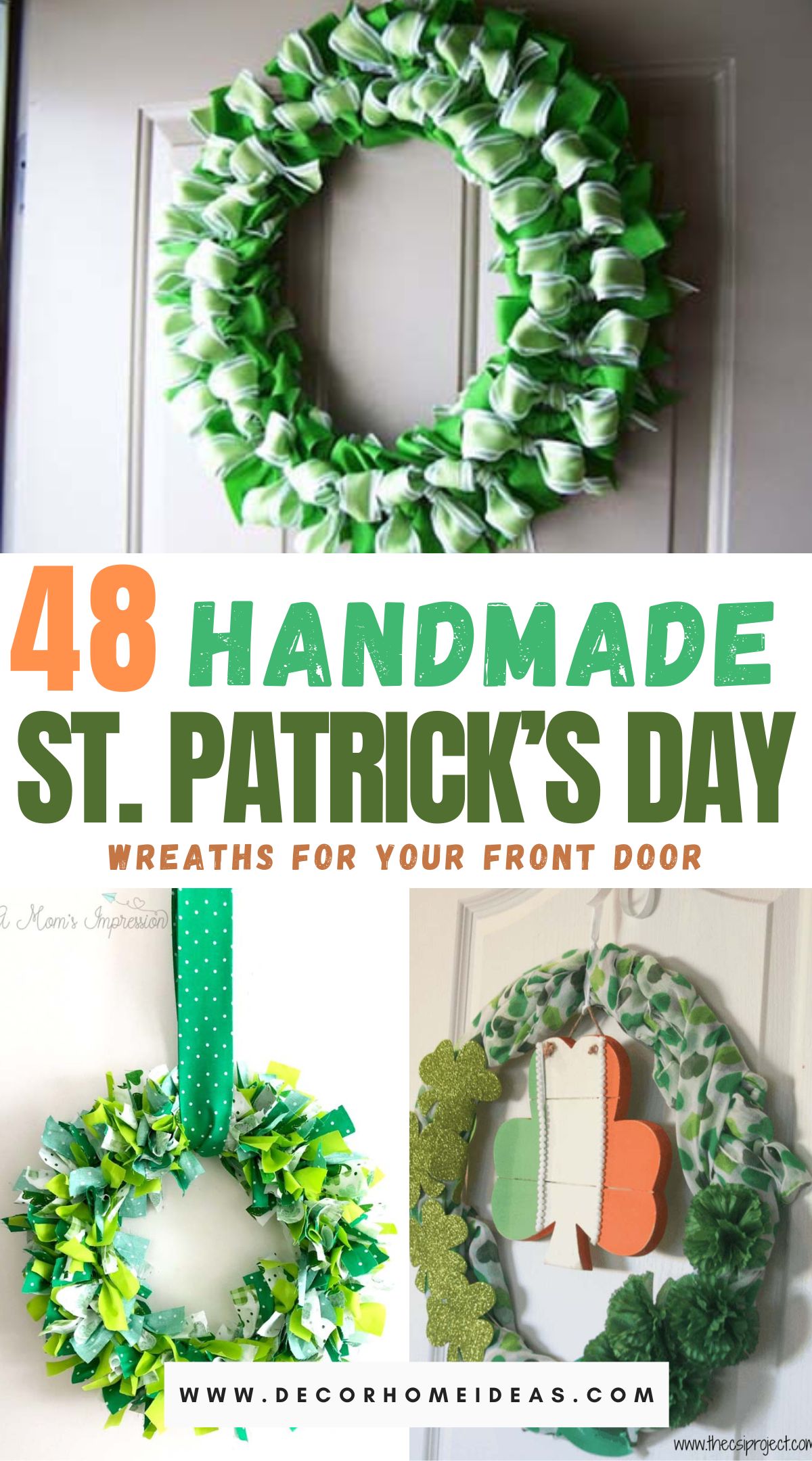 Handmade St Patricks Day Wreaths