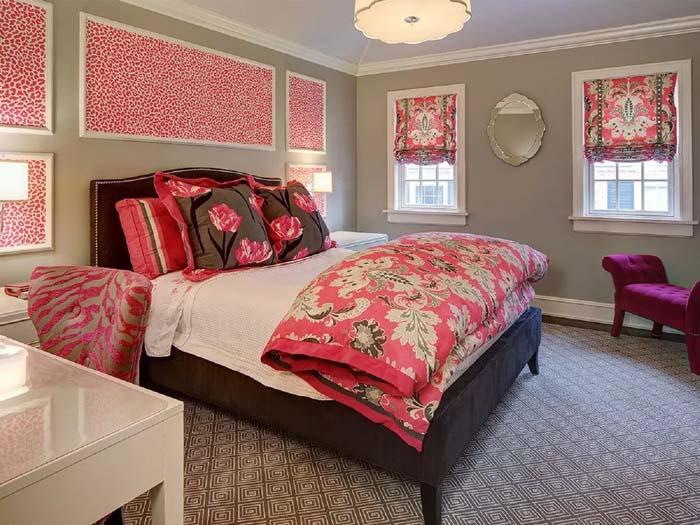 Cheerful Colors for Womens' Bedroom #women #bedroom #feminine #decor #decorhomeideas