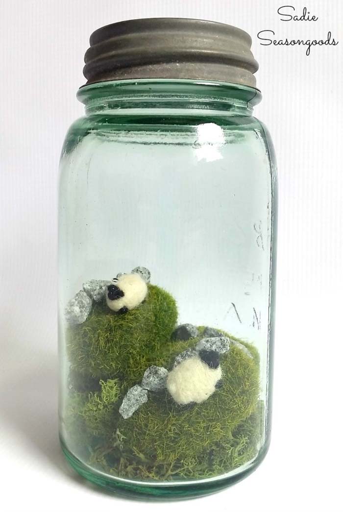 Ireland in a Jar #stpatrick #diy #dollarstore #decorhomeideas