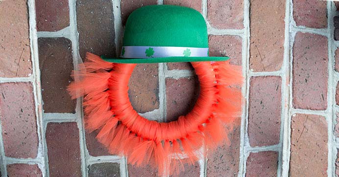 Leprechaun Wreath #stpatrick #diy #wreath #decorhomeideas