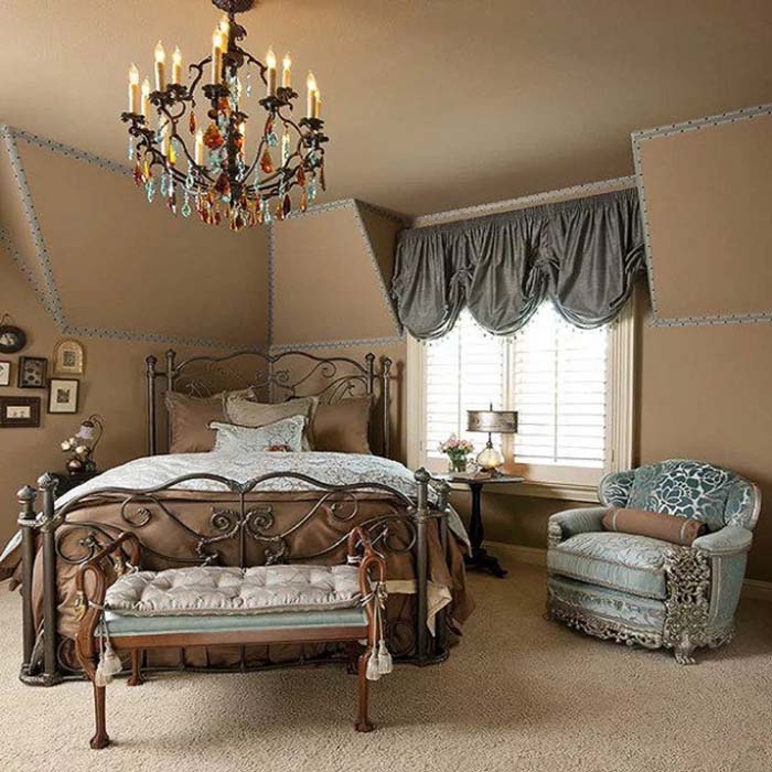Womens' Bedroom With Royal Look #women #bedroom #feminine #decor #decorhomeideas