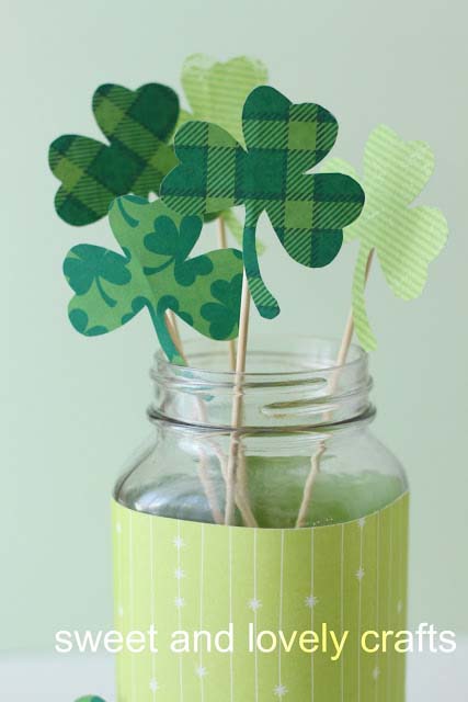 Shamrock Bouquet #stpatrick #diy #dollarstore #decorhomeideas