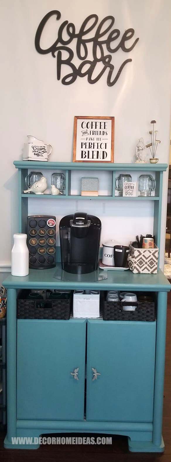 Small Coffee Bar #coffee #bar #decorhomeideas