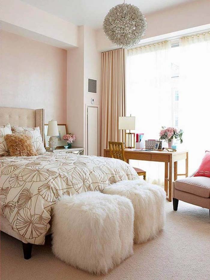 Neutral Pastel Bedroom #women #bedroom #feminine #decor #decorhomeideas