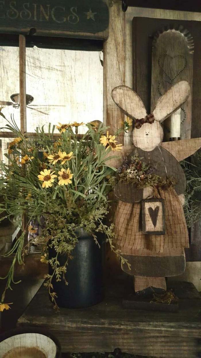 Countryside Easter Decorations #easter #diy #porch #decor #decorhomeideas