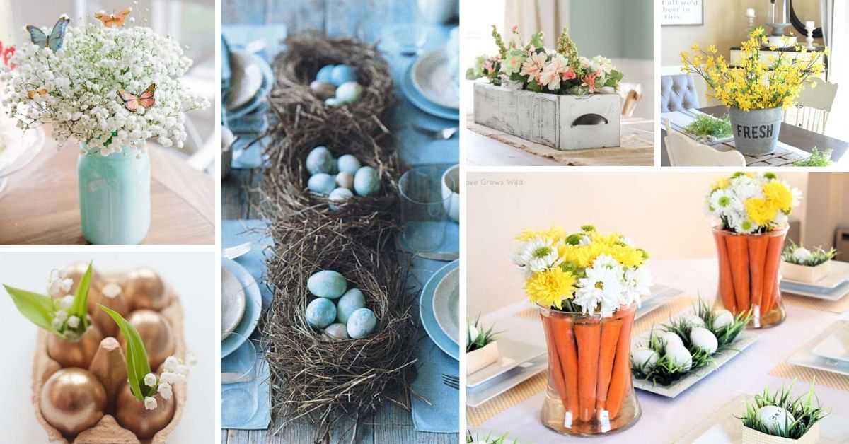 DIY Easter Centerpieces