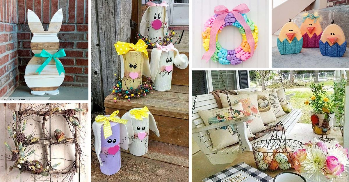 DIY Easter Porch Decorations